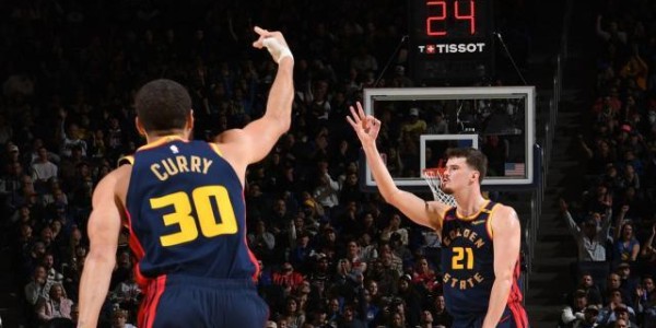 勇士又造2米13中锋奇兵：轰5记三分变库里挡拆绝配